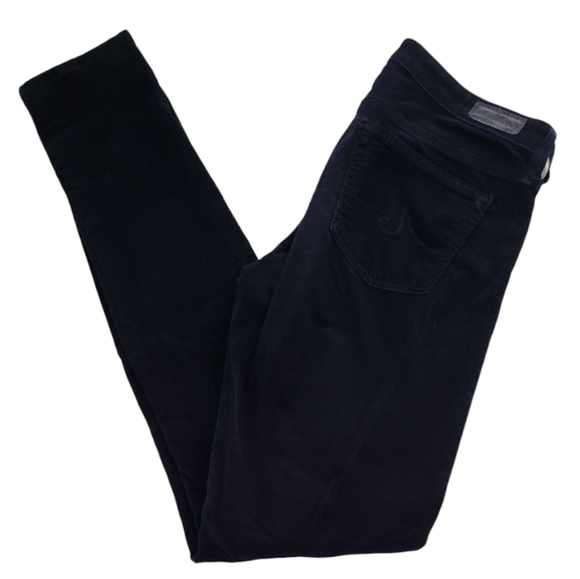 AG Navy the Legging Super Skinny Cords - Picture 1 of 7